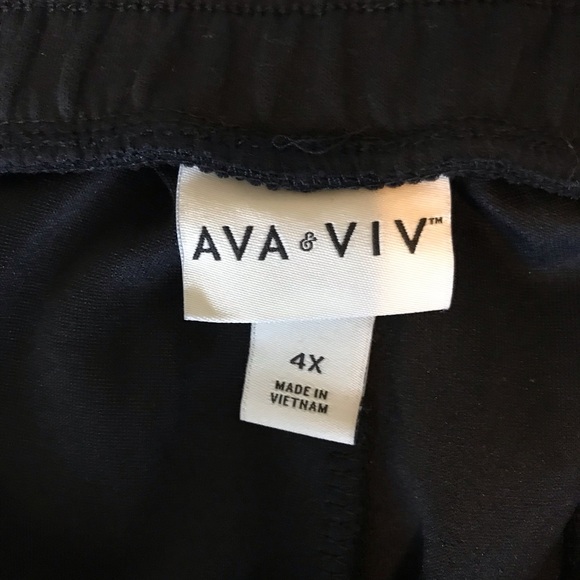 Black Sweatpants with White Pinstripe. - Picture 4 of 6